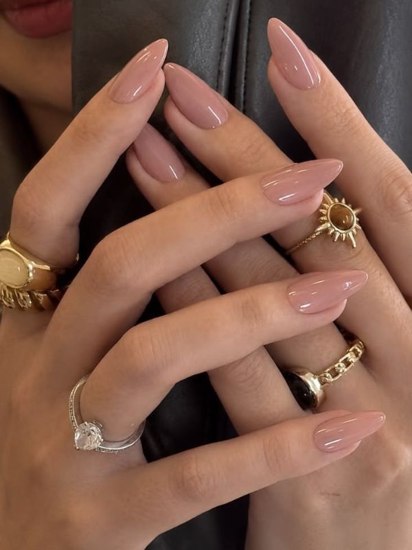  Nude-Almond-Nails